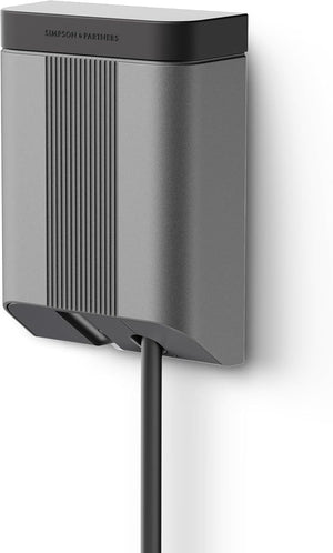 Simpson & Partners Home Series 7 kW EV charger basic Tethered wall mounted smart home electric vehicle charging unit

