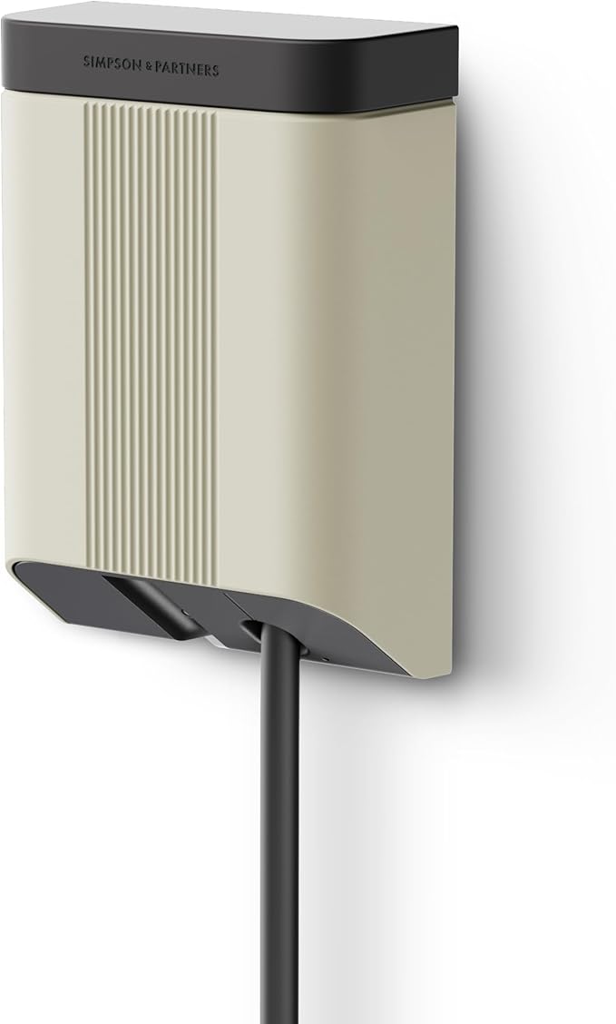 Simpson & Partners Home Series 7 kW EV charger basic Tethered wall mounted smart home electric vehicle charging unit
