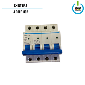 CHINT 40A/63A 1,2,4 Pole C Curve 10KA MCB