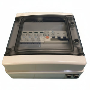 IP65 Weatherproof 3-Phase Consumer Unit – RCBO + Surge Protection | Outdoor EV Charger Board