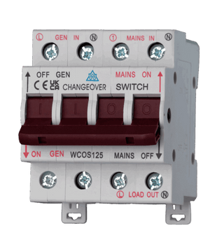 WCED Manual Changeover Switches 20A-125A