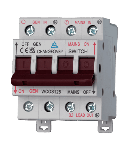WCED Manual Changeover Switches 20A-125A