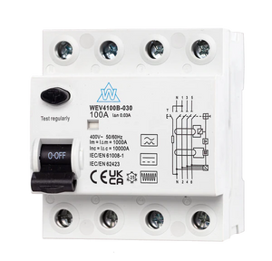 WCED Type B RCD | 2 & 4 Pole, 25–63A, 30mA | EcoHarmony