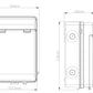 IP65 Metal EV Consumer Unit – RCBO, MCB & Surge Protection