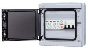 IP65 Weatherproof 3-Phase Consumer Unit – RCBO + Surge Protection | Outdoor EV Charger Board