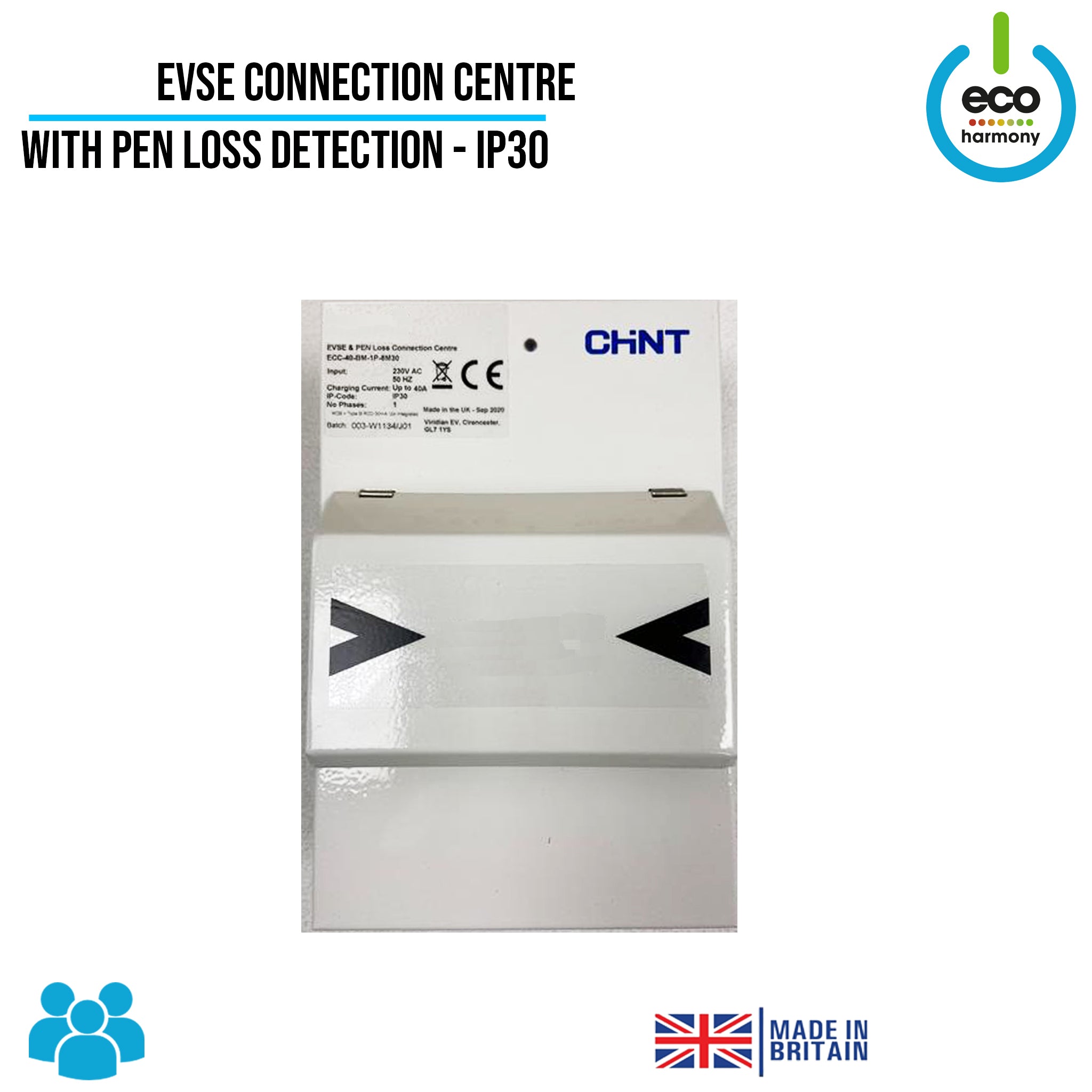 EVSE Connection Centre with PEN Loss detection - IP30