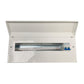 18 Module IP30 White Metal Enclosure with DIN rail