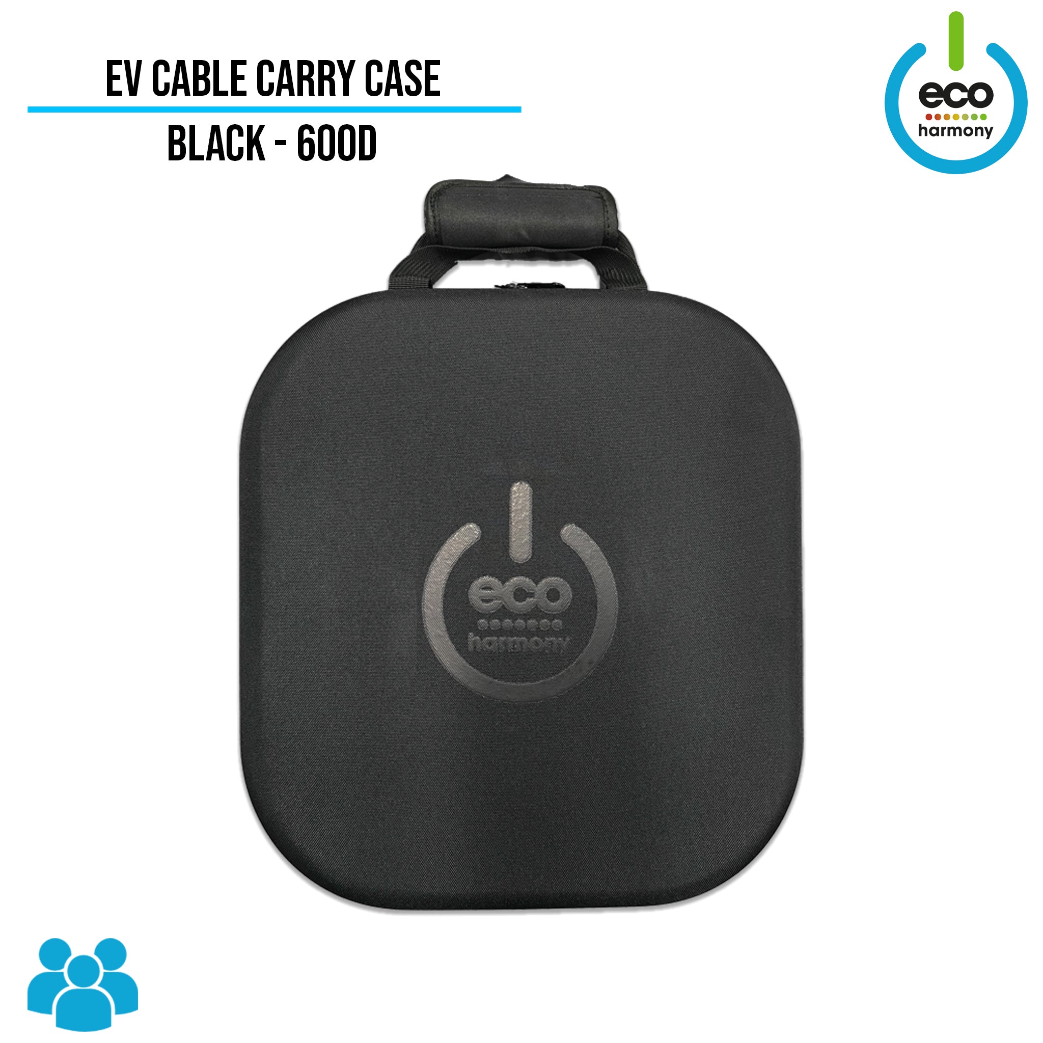 EV Cable Carry Case Black 600D