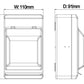 RCBO + Surge Protection - Fitted Consumer Unit IP40