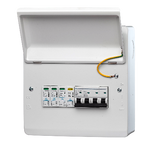 RCBO or MCB + Surge Protection - Fitted Consumer Unit IP40 - 3 Phase