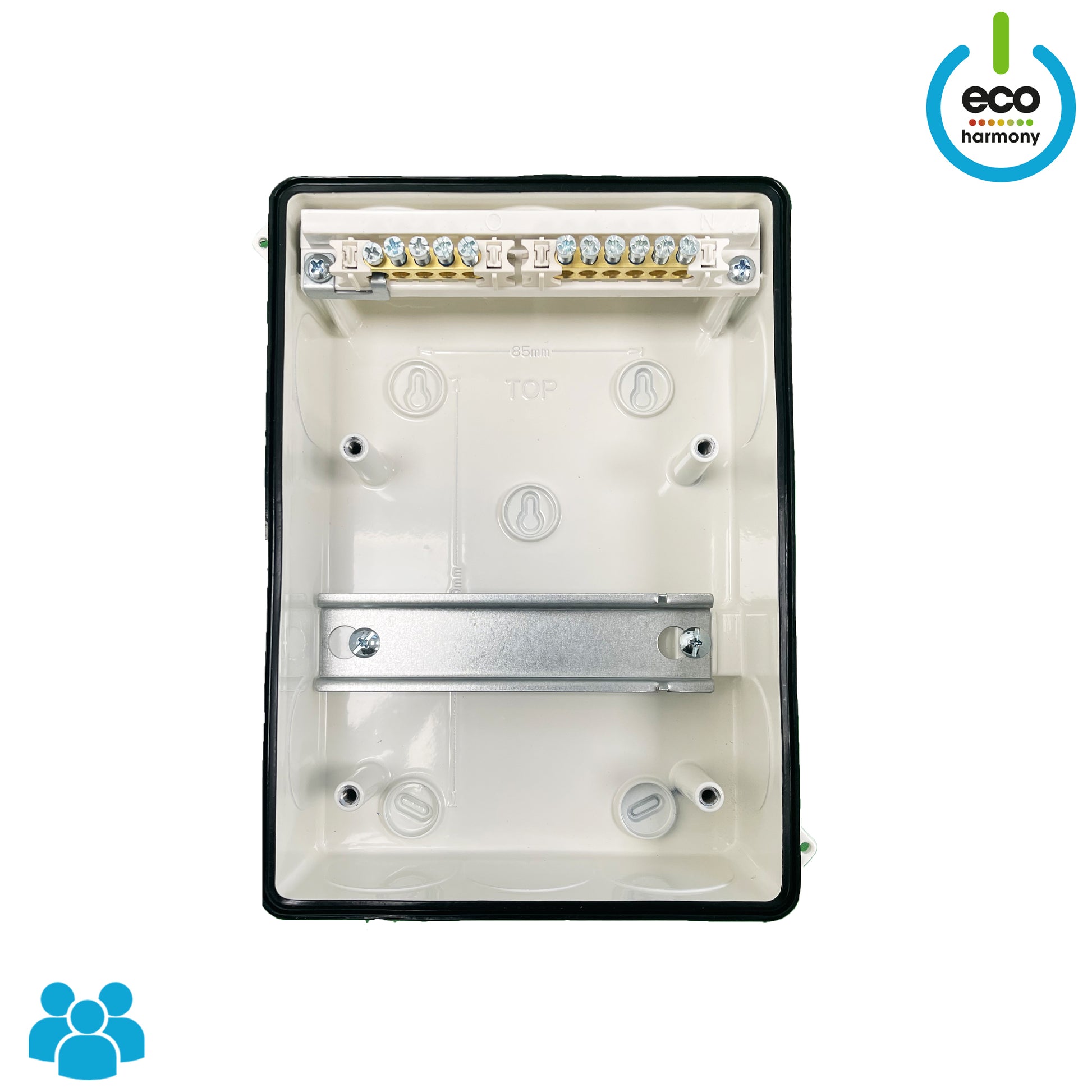 5 Module IP65 White Empty Metal Enclosure