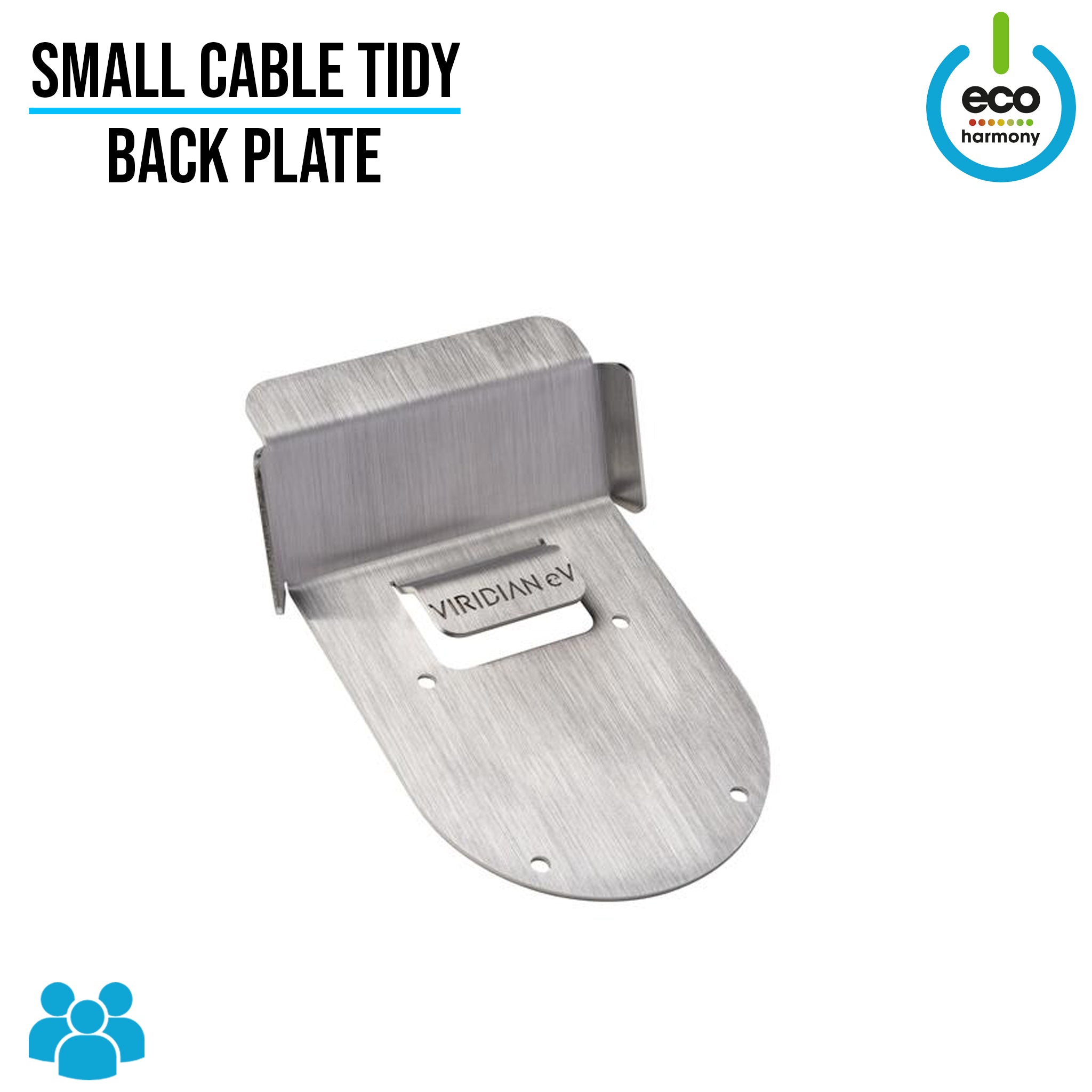 Extension Plug Backplate Small Cable Tidy/Back Plate for Plug Holders | ecoHarmony