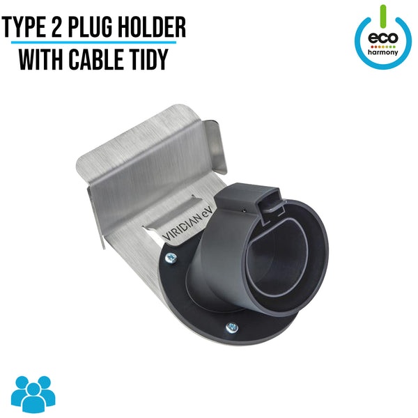 Type 2 Plug Holder with Small Cable Tidy