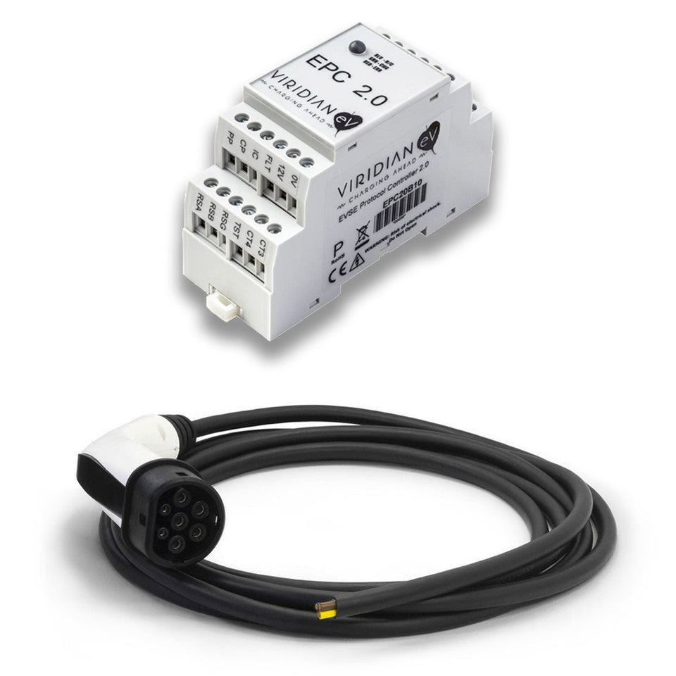 Tethered EVSE Controller Kit (EPC 2.0 and Tethered Cable)